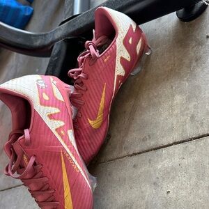 Nike Crimson and Gold Soccer Cleats